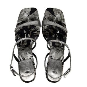 Zara Women's Silver Sandals